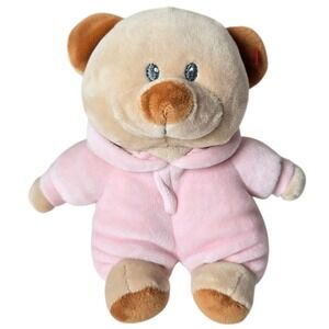 Ty PJ Bear Pink Teddy Bear Plush Size 6" Bedtime Pajamas Stuffed Animal Sleep
